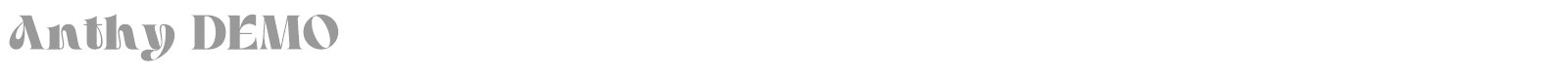 Anthy font preview